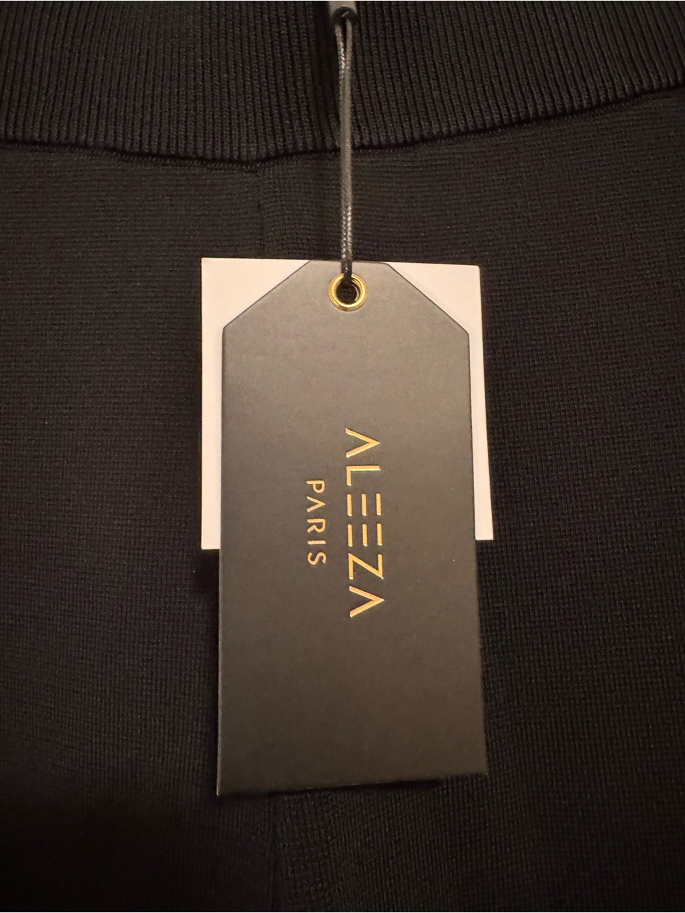 🆕 Aleeza Paris Atelier Knit Black Trousers - Women’s Large - Picture 5 of 10